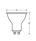 Osram 6,9 W Sarı Işık GU10 Led Spot Ampul - Görsel 3